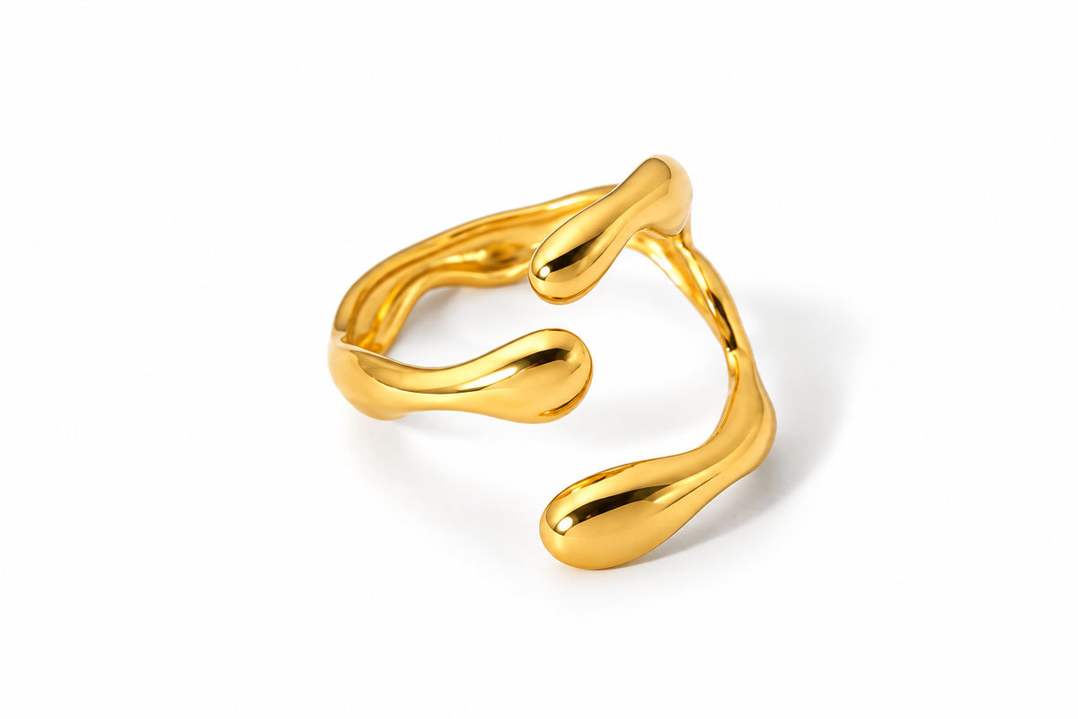 Flowing Adjustable Ring