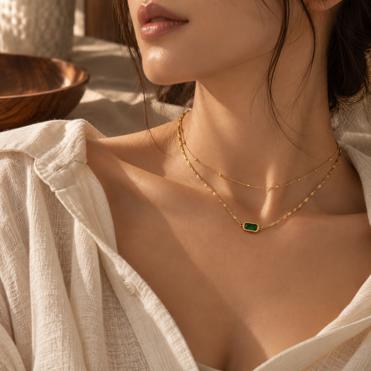 Evergreen Glow Necklace