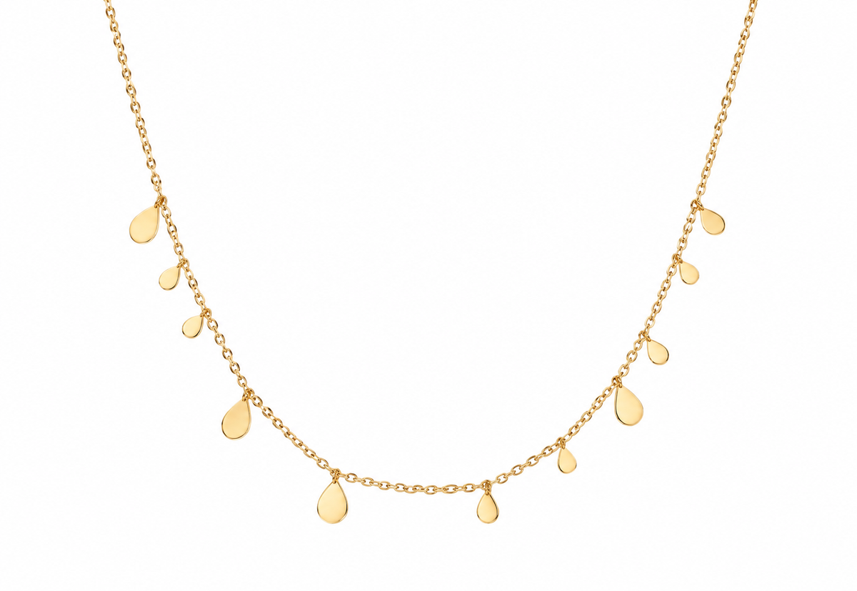 Golden Dewdrop Necklace