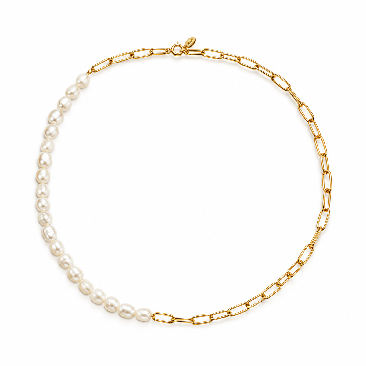 Pearl & Link Necklace
