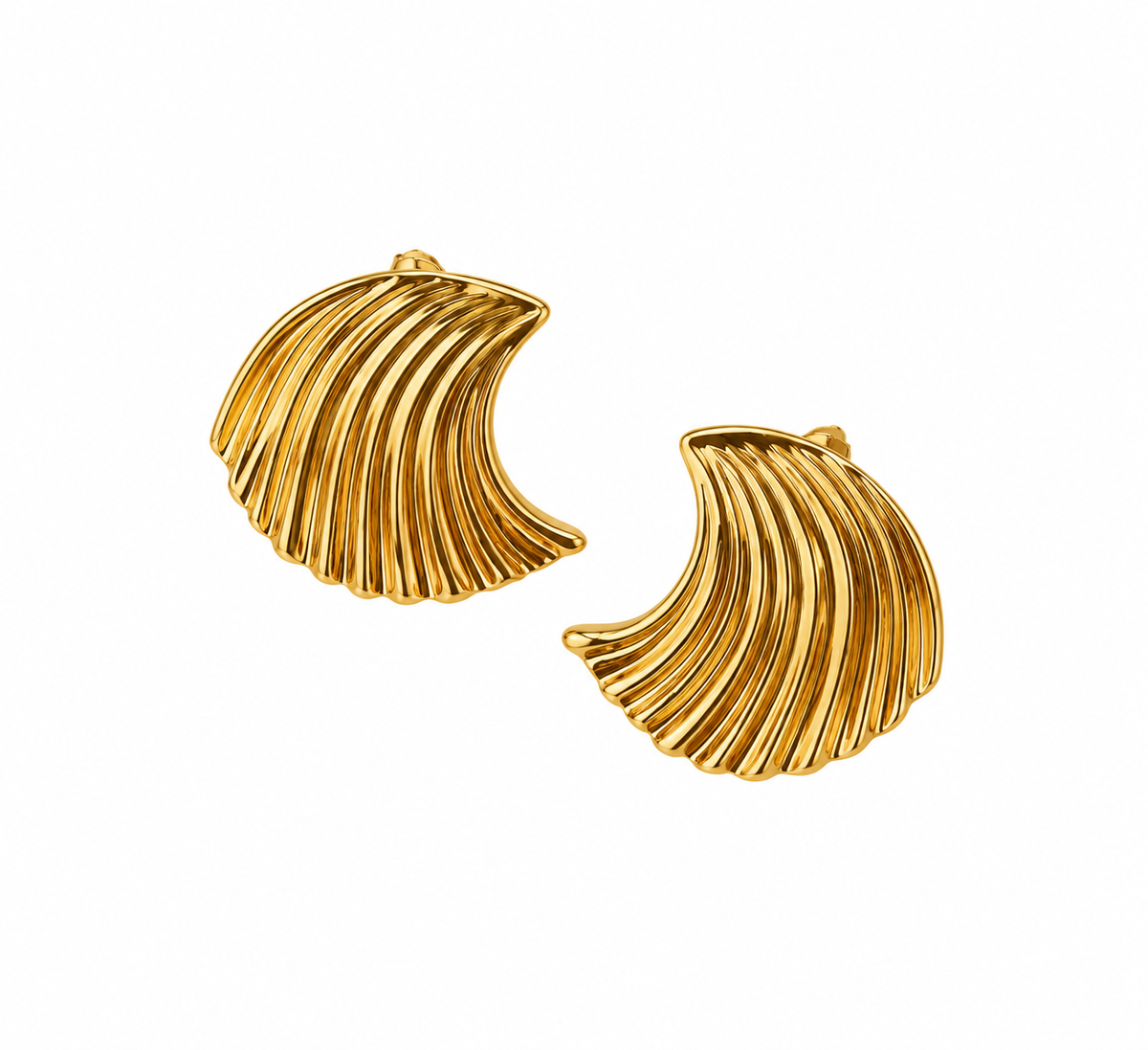 Golden Shell Earrings